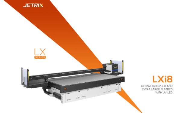InkTec abordeaza productia de volum prin cel mai nou printer flatbed LED-UV Jetrix LXi8